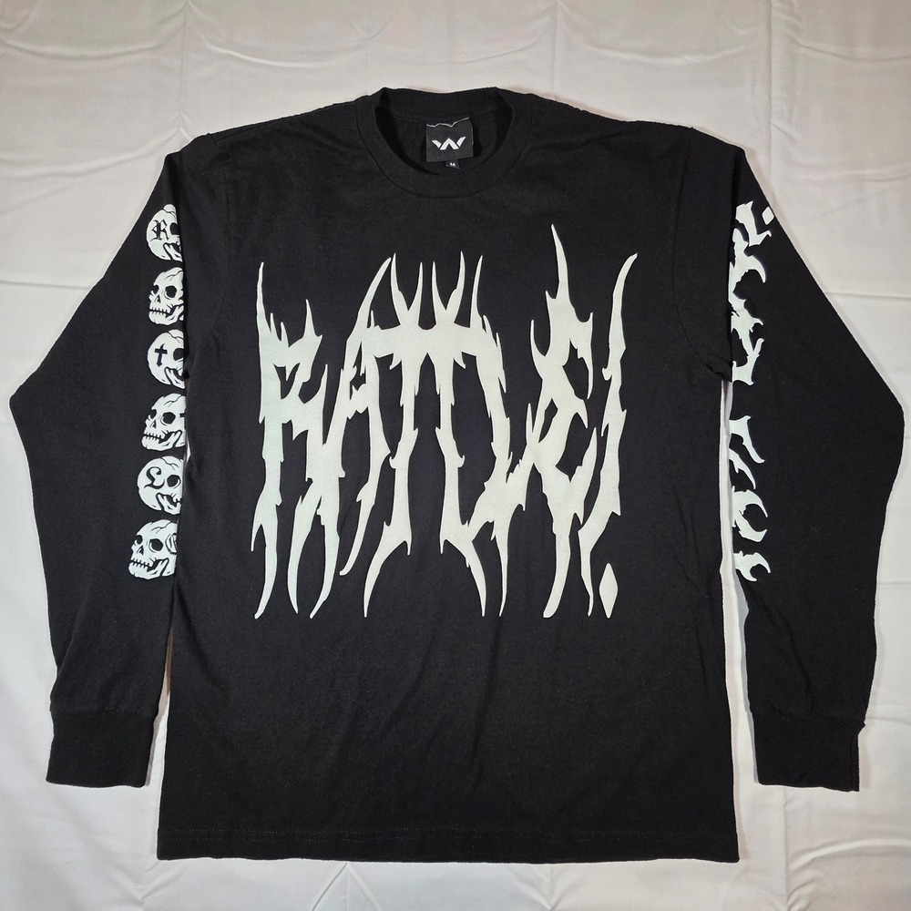 Elevation Worship Rattle Open The Grave Black Long Sleeve Graphic T-Shirt Mens M - Picture 5 of 9